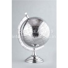 World Globe Aluminium Metal