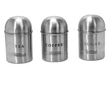 Stainless Steel Dome Lid Canisters