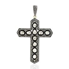 Diamond Cross Pendant Handmade
