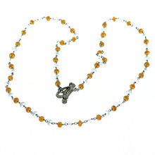 Necklace Aquamarine Hasonite Bead Jewelry