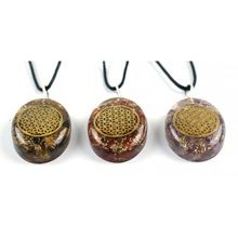 Mix chakra flower of life orgone pendants