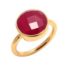 Dyed ruby Gemstone Ring
