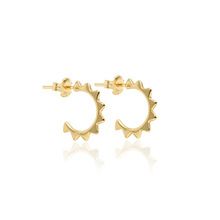 Tiny gold earrings 