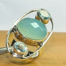 Labradorite Gemstone Silver Ring
