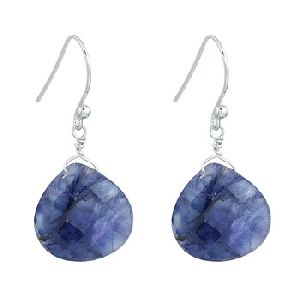 Sapphire Gemstone earring