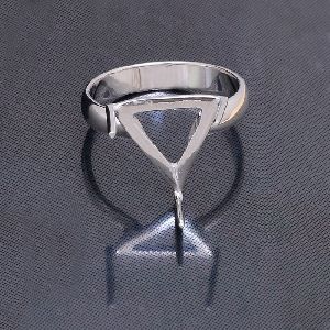 Solid 925 Sterling Silver Ring Finding Component