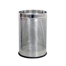 stainless steel round platformed dustbin