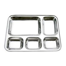 Stainless Steel Square Thali