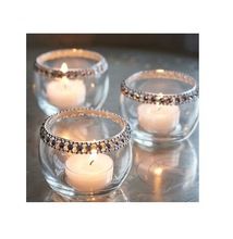 mini glass candle holder