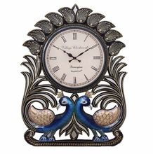 Handcrafted Peacock Analog Wall Clock