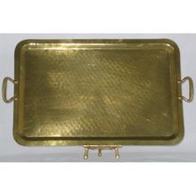 Antique brass copper tray