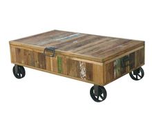 Cart Wooden wheel Coffee Table