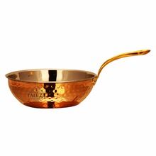 Hammer copper fry pan