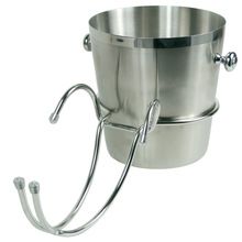 steel ice bucket holder