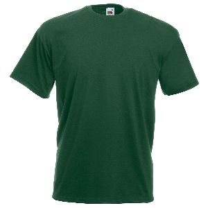 Green Mens Round Neck T-Shirt