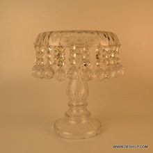 Crystal Beads Hang Glass Vase