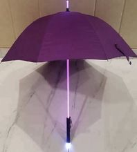 Single Plain Colour LED Umbrella