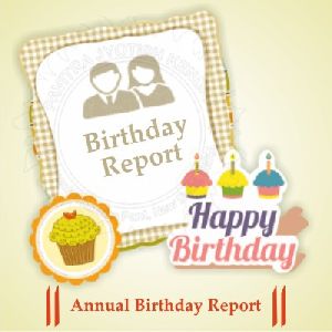 Annual Birthday Report Management Service