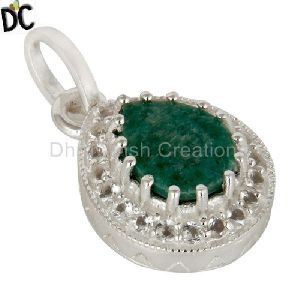 Emerald Gemstone Pendant