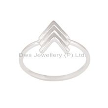 Silver Handmade Art Arrow Design Ring