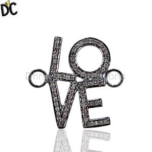 Silver LOVE Font Connector