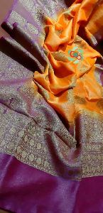 Banarasi Silk Linen Jamdani sarees