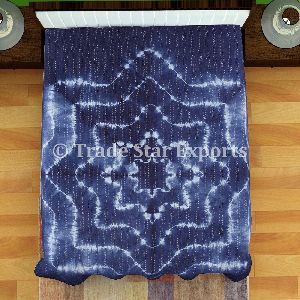 Cotton fabric tie dye shibori bedding