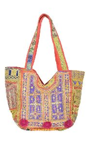 Ethnic Zari Bag Embroidered Handbag