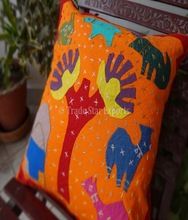 Traditional handmade cushion cover