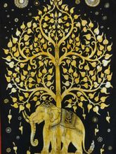Tree of life  cotton fabric tapestry
