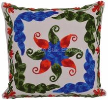 Uzbek suzani embroidered pillows
