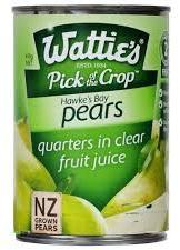 Canned Pear Quarters Juice