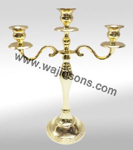 GOLD CANDELABRA/CANDLE STAND/CANDLE HOLDER