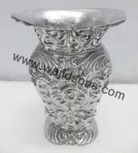 Stemmed Aluminium vases