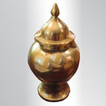 Vintage Shiny Brass jar Urn