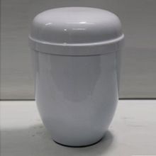 White Funeral Cremation Ashes Urn