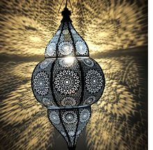 Handmade Iron Golden Color Hanging Ceiling Lamps