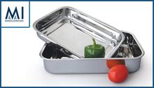 stainless steel trays deep roasting tray