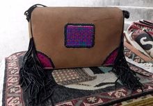 Banjara leather tote bag