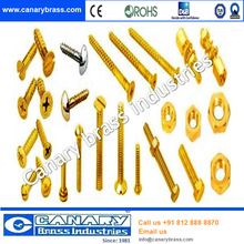 decorative brass bolt fasteners