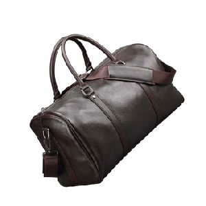 Dark Brown Luxury Travel Duffle Bag