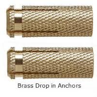 Brass Drop in Anchor