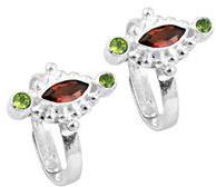 Garnet and  Peridot Gemstone