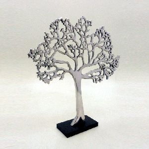 Aluminium MDF Table Top Decorative Tree