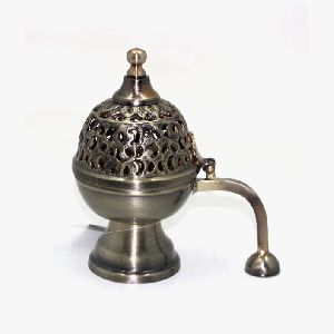 Brass Antique Iron Incense Burner Ghondi