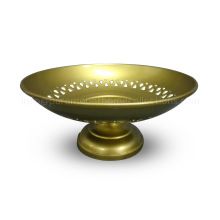 Brass Plated Round Iron Bowl