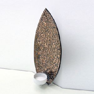 Copper Mirror Mosaic Decorative Wall Sconce