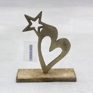 Heart Shape Table Decor Sculptures