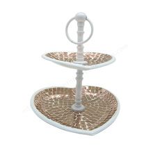 Wedding Cake Stand Copper Mosaic