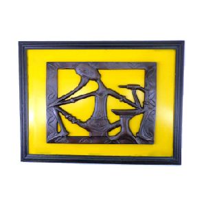 Wood Rectangular Wall Hanging